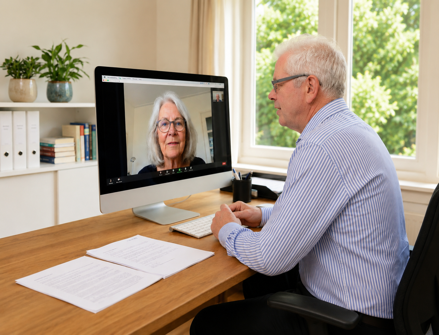 Pflegeberatung per Videokonferenz